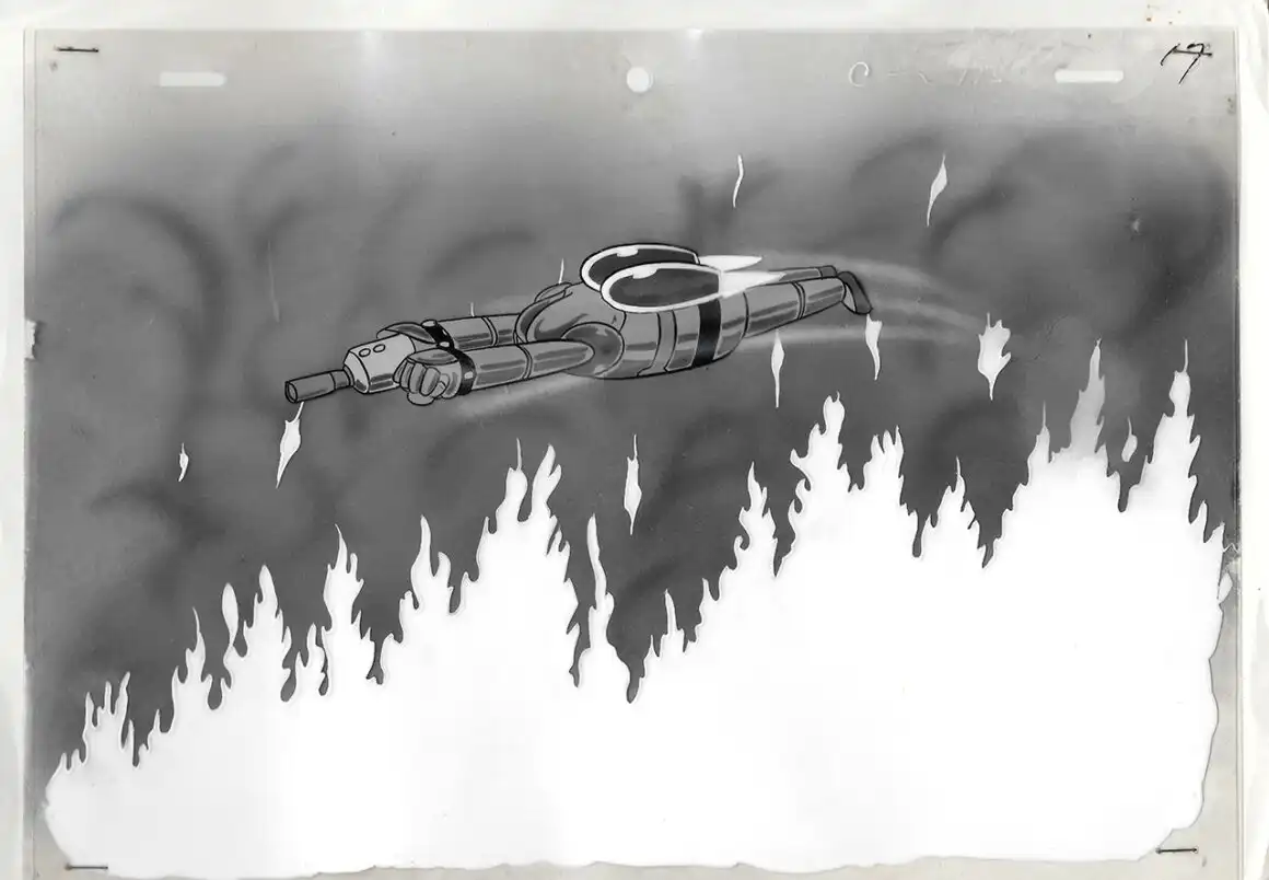 Animation Cel, Tetsujin, private collection