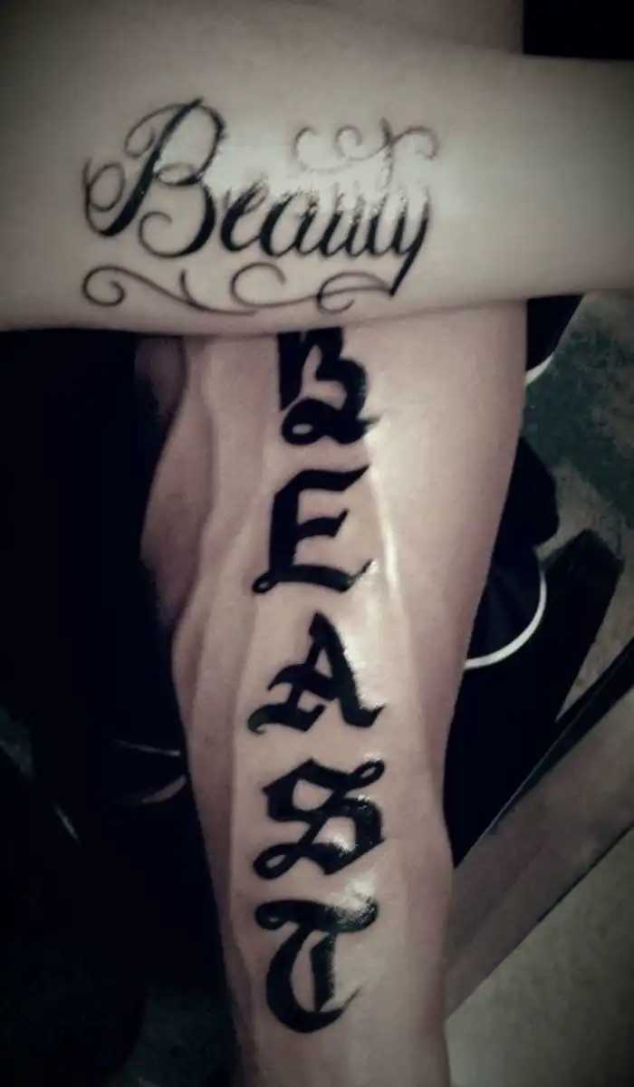 beauty-and-beast-tatoos