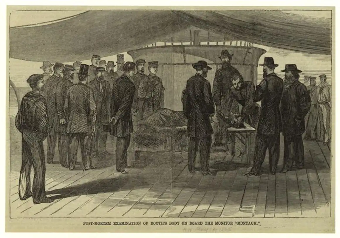 Sketch appeared in Harper's Weekly on May 13 1865.
