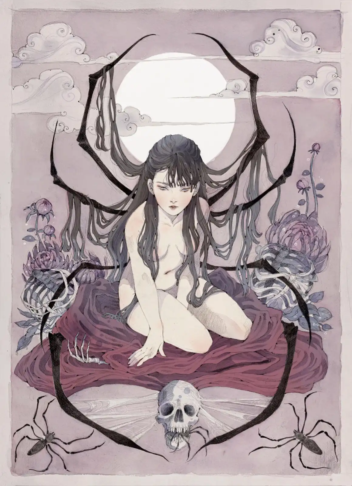 Loputyn_Jorōgumo_2022_50X70cm